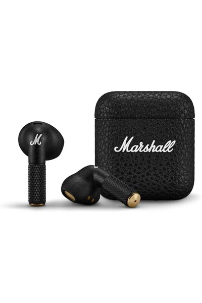 Marshall Minor IV Bluetooth In-Ear Earbuds - Wireless, Water-Resistant, 30+ Hour Playtime - Black