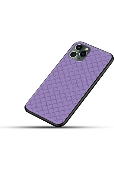 Generic Khales Waves 002 Protective Case for iPhone 11 Pro Max - Purple/Black, Polycarbonate