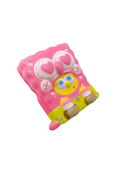 OEM Squishy Toy, Spongebob Type, Pink, 10 cm