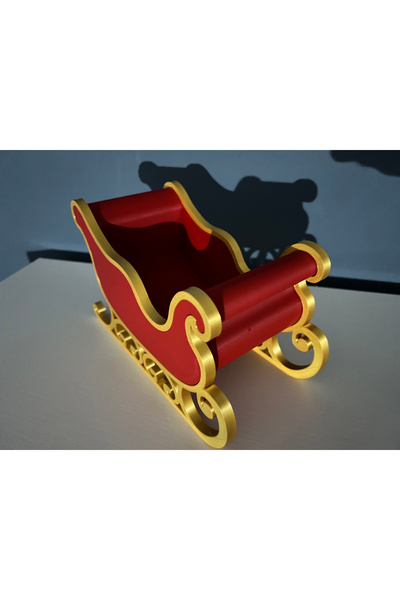 SZD Design Santa Claus Sleigh and Deer Themed Table Decoration Set