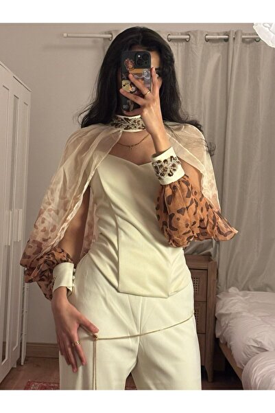 SELSAL Embroidered pants and blouse set