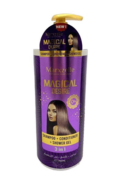 Marxzelle 3-in-1 Shampoo + Conditioner + Shower Gel - 750 ml
