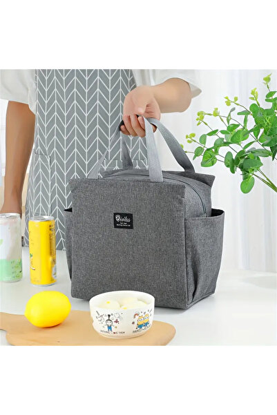 MaffStuff Insulated Food & Beverage Bag 25x25x14 cm, Grey, Cold Transport