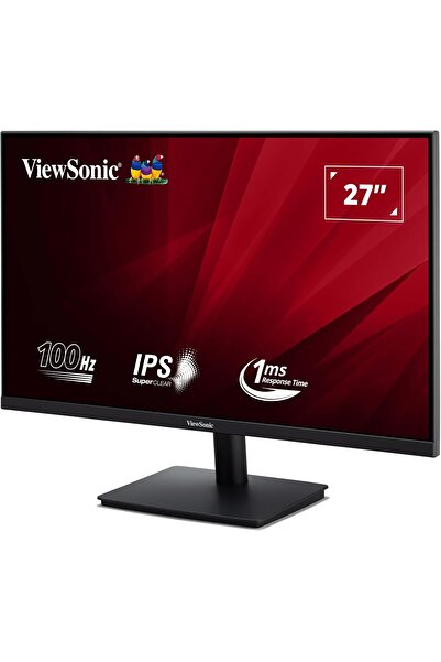 ViewSonic 27-inch IPS Monitor, FHD 1920x1080, 100Hz, HDMI & VGA, Tilt -5° to 20°, VESA 100x100