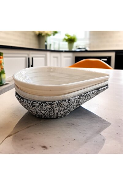 BARITCIOGLU Damla Snack Bowl Sauce Bowl Jumbo Size 3 Pieces