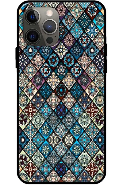 Generic Mandala Protective Case with Soft Black Sides for Apple iPhone 12 Pro - Khales (Multi-color)