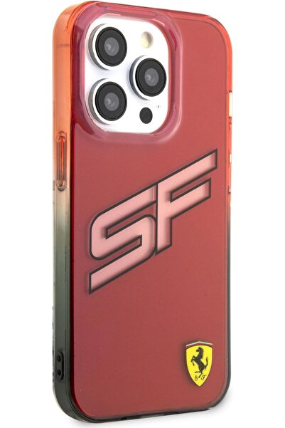 CG Mobile Ferrari Case for iPhone 15 Pro (6.1) — SF Initials, Scratch & Shock Resistant
