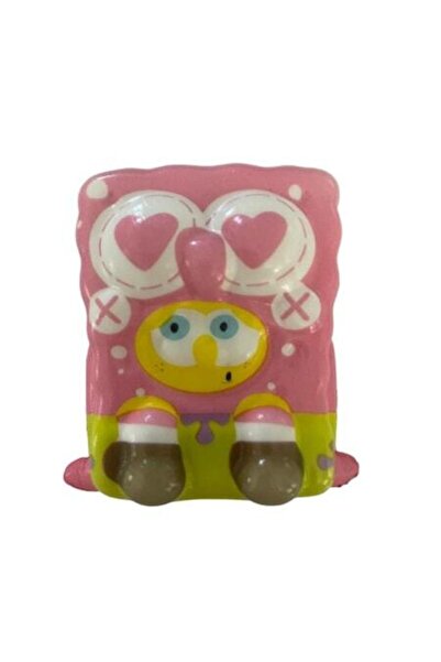 OEM Squishy Toy, Spongebob Type, Pink, 10 cm