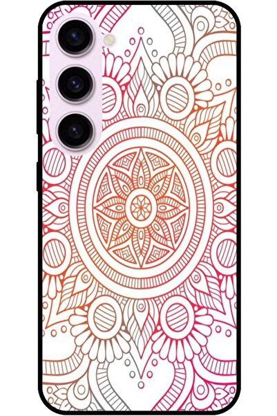 Generic Motif Pattern Protective Case with Soft Black Edges for Samsung Galaxy S23 (Multi-color)