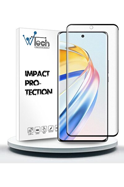 Generic W Tec Nano Ceramic Full-Coverage Screen Protector for Honor X9b 5G (Transparent/Black, Matte Flexibl