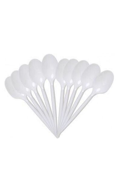 The comprehensive house مجموعة ملاعق بلاستيكية تحتوي على 200 قطعة