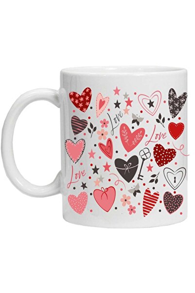CRD PRINT Personalized mug with message "love model 5" (model 5), CRD PRINT, 330 ml, white