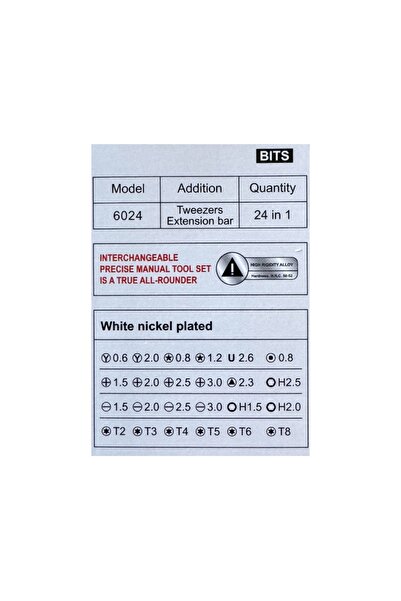 OEM High precision special bit kit, 24 piece set, electronics, home appliances, trainer