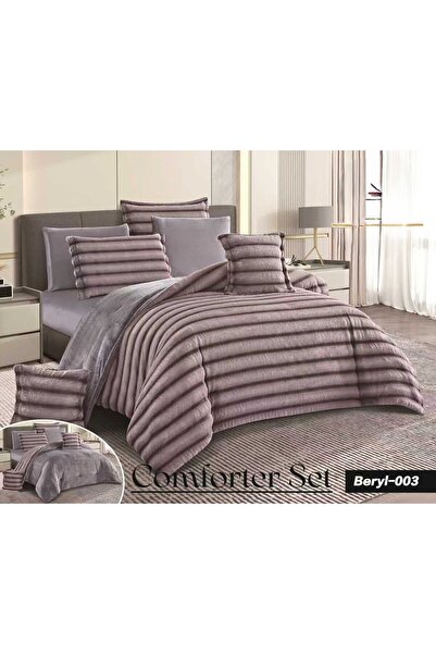 SNOOZYL مفرش نفرين شتوي فروه الارنب الناعم 230×250