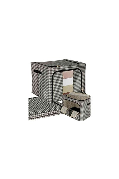 Three top online Clothes bedding organiser for wardrobe bag cover with frame white black 100L