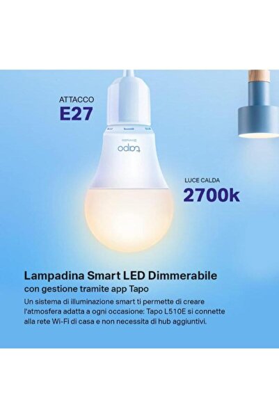 tapo TP-Link L510E Smart WiFi Dimmable Light Bulb