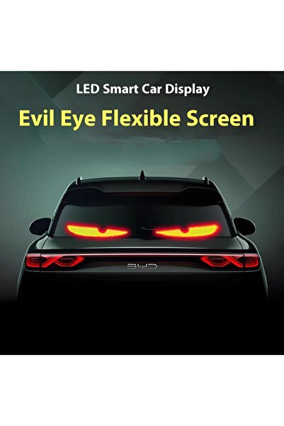 mumtaz sa LED Flexible Rear Window Display Light for Trucks & Cars, Dynamic Blinking Eye Tail Light