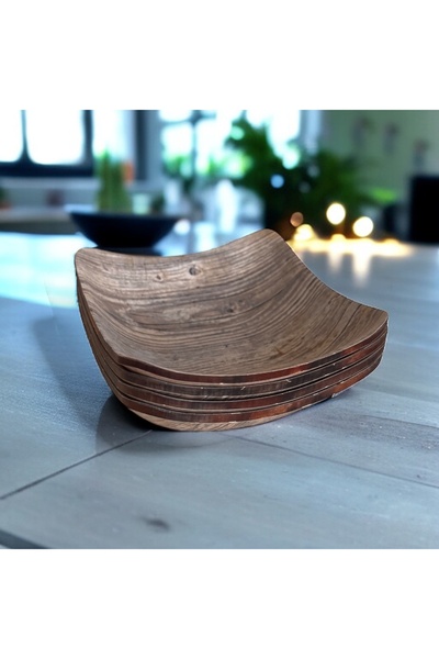 BARITCIOGLU Wooden Cookie Holder 4 Pieces