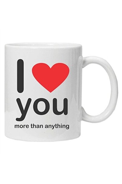 CRD PRINT Cană personalizată cu imprimeu „Te iubesc mai mult decât orice”, ce...