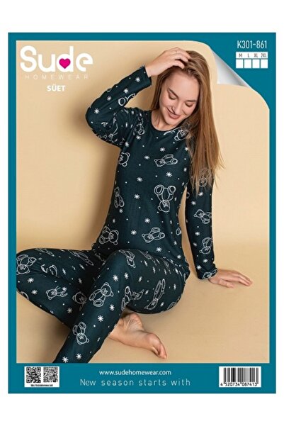 Sude Pijama Takımı GENÇ SÜET U.KOL PİJAMA TAKIM