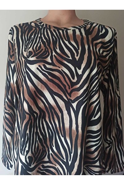 Noname Balanne Autumn Winter Season Suede Mother Combed Cotton Crew Neck Slit...