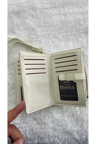 BLACK Women's Wallet with Wrist Strap and Card and Coin Compartments