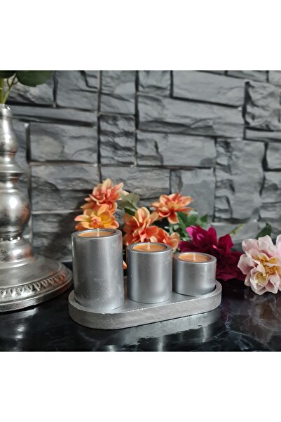 ERGİNCİ HOME 4 PARÇA MUMLUK AKSESUAR Tealight Mumluk Seti – Modern Dekoratif ...