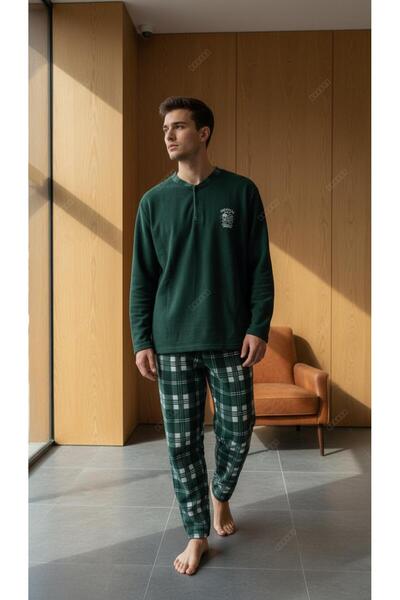 MİSS ELİZZA Ανδρικό σετ πιτζάμες Polar Green