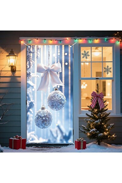 PROMISEBACKDROP2 190X75Cm Elastic Door Decoration, Fabric Door Dressing, Chri...