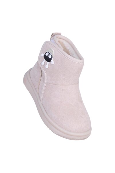 Wisco 071 Μπεζ Θερμικές Γούνινες Μπότες για Κορίτσια