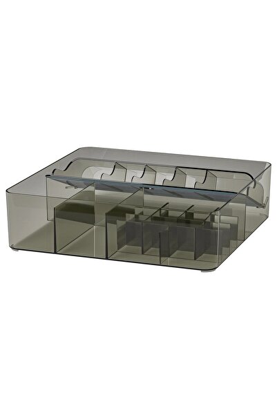 TEZPAZAR Visslaan Compartmented Organizer 32X31X9 cm Plastic Jewelry Box Make...