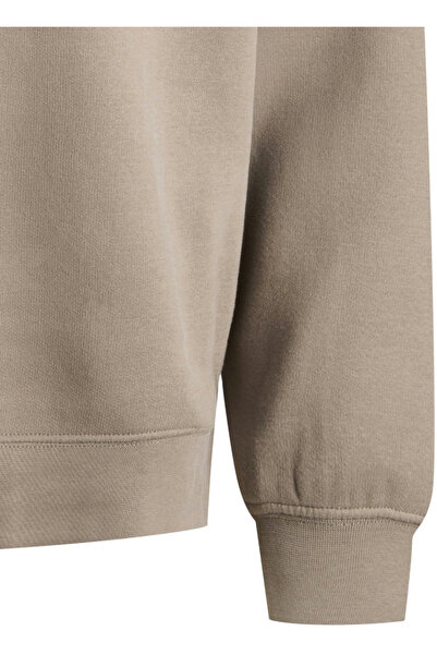 Jack & Jones Φούτερ JACK & JONES Point Sweat Crew Bf - 12285667-Desert Taupe JJ