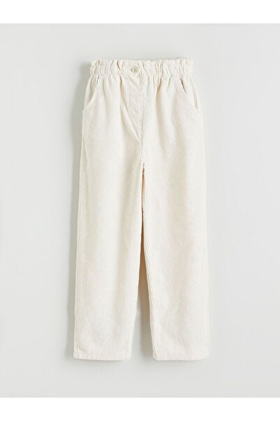 LC Waikiki LCW Kids Elastic Waist Girl's Velvet Trousers