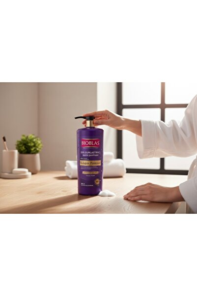 Bioblas Royal Mauve B19 Collagen+Panthenol Anti-Hair Loss Plumping Shampoo 900 ml