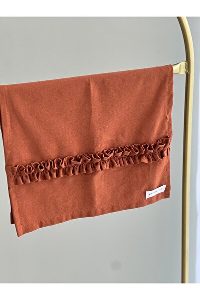 KaiAtelier Terra Keten Fırfırlı Fırın Örtüsü / Kurulama Bezi