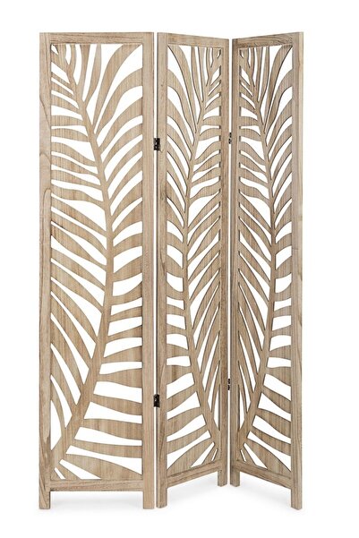 Bizzotto Fern wood decorative screen 120 cm x 6 cm x 170 cm