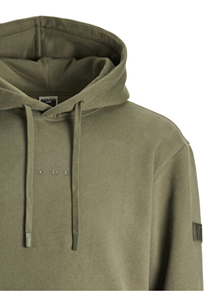 Jack & Jones JACK &JONES Point Badge Hood Bf sweatshirt - 12285665-Grape Leaf