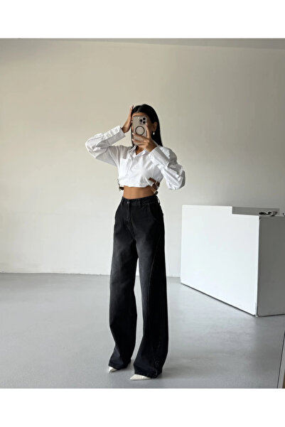 Weekeep Washed Detail Retro Jean Pants