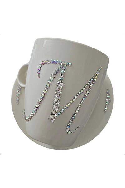 by Alexandra Vacarusi Personalized coffee tea mug with Crystals, Christmas Gift, by Alexandra Vacarusi