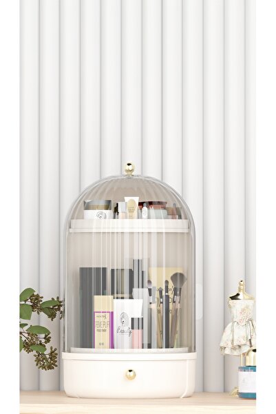 LİBE منظم مستحضرات التجميل فيترين 360