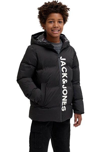 Jack & Jones JACK &JONES Kaito Puffer LN JNR winter jacket - 12282301-Black