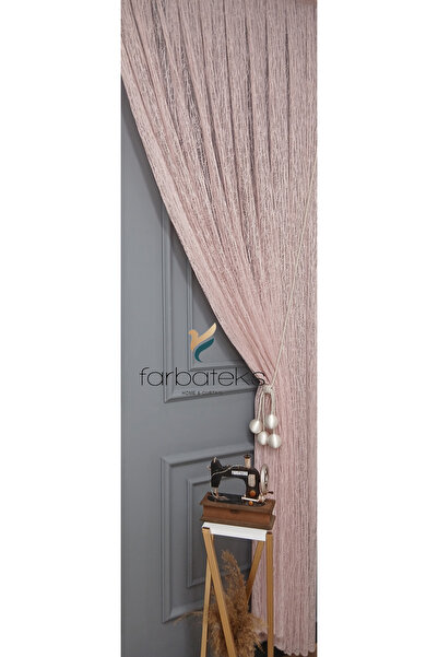 farbateks Powder Glass Shard Right Single-Winged Topcuklu 3 Layer Pleated Tulle