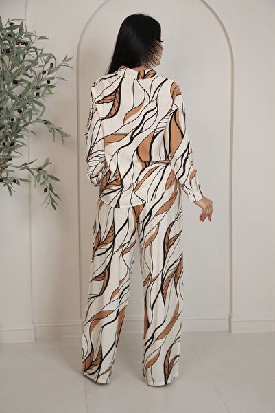 SELSAL Floral pants and blouse set