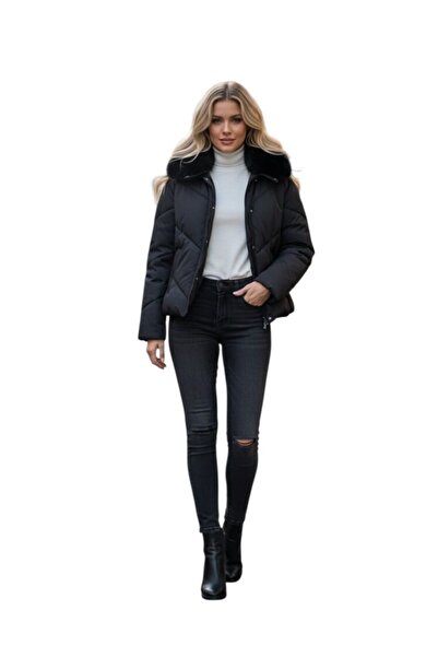 Stephany Boutique Short Quilted Winter Jacket - Code 076