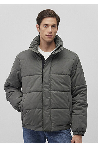 Mavi Dik Yaka Yeşil Erkek Ceket M0110470-71598