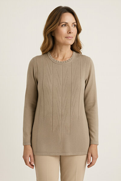 Mutlu City Women's High Quality Cold Yarn Knitwear Knitting Mother Sweater Bl...