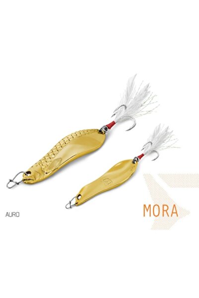 DELPHİN Fish-On-X Mora wobbling spoon 30g, color Auro, treble hook size 4