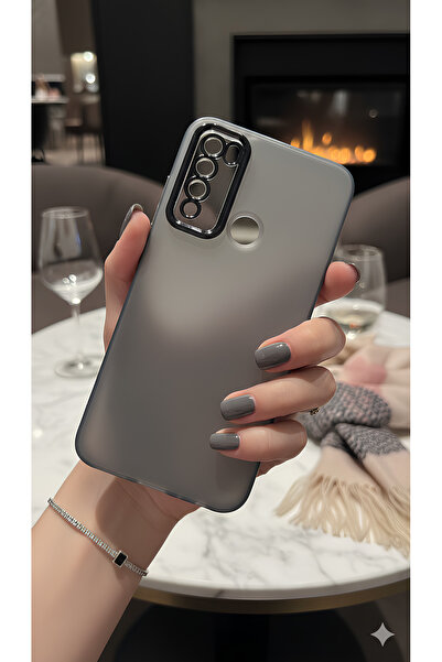 TechTrove غطاء متوافق مع هاتف Xiaomi Redmi Note 8، هيكل شفاف، حماية للكاميرا،...