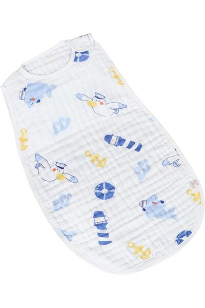 Vixplorn Wearable Baby Sleeping Bag Blanket 18-24 Months, Long Sleeve, 100% Cotton