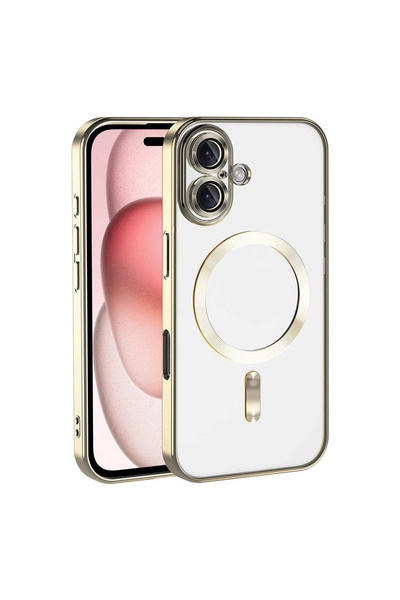 eco port غطاء ابل ايفون 17 كروس ماجنيتيك سيف - ذهبي